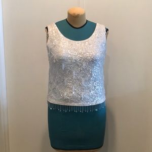 Beautiful vintage beaded sweater